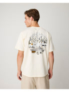 Back Print T-shirt — Egret — vue 4