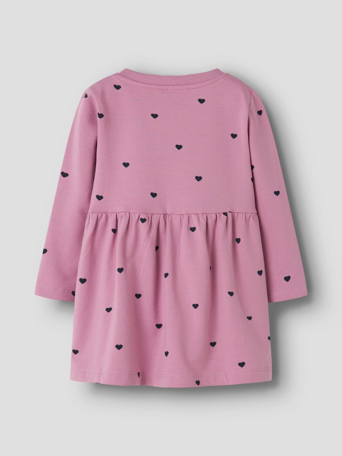 NMFDAVINA Robe sweat fille — name it — Mauve Orchid Hearts — autre vue 2 | Appart 17 Bruxelles