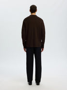 SLMTELLER Polo demi-zip en maille — Delicioso — vue 4