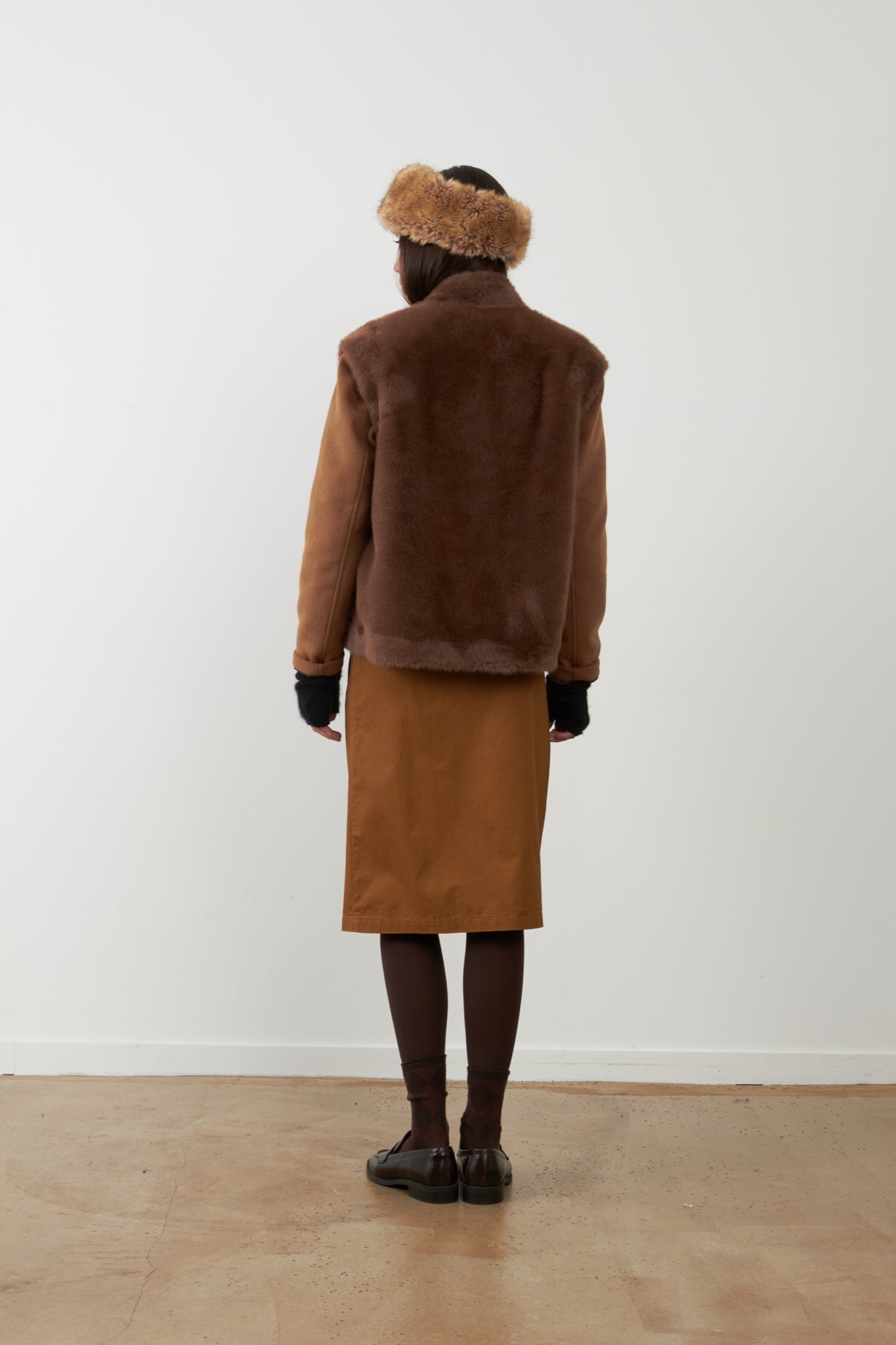 LOULIANA Veste en laine — Chocolat — vue 5