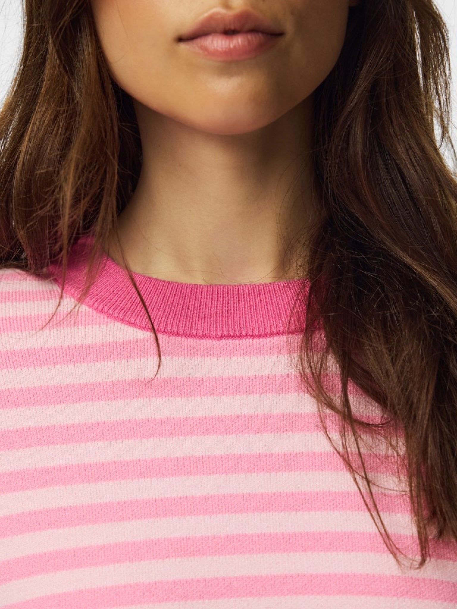 Pieces JASSY Pull en maille rayée col rond — vue 5