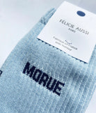 Chaussettes « Morue » — Félicie Aussi — Bleu ciel — vue 2 | Appart 17 Bruxelles