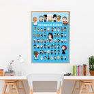 Poster Poppik Personnages célèbres — poster encadré | Appart 17 Bruxelles