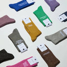 Félicie Aussi Chaussettes « La préférée des parents » pailletées — Felicie Aussi — Bordeaux pailleté — vue 2 2 | Appart 17 Bruxelles