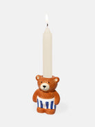 Bougeoir ourson Teddy en céramique — DOIY — Caramel — avec bougie 3 | Appart 17 Bruxelles