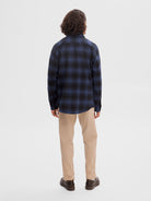 SLHSLIMOWEN-FLANNEL SHIRT LS NOOS