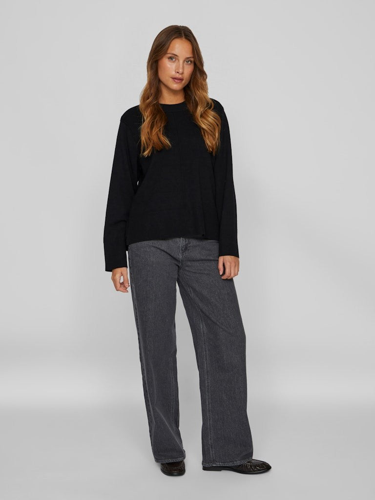 VIOSTRIA O-NECK L/S KNIT TOP