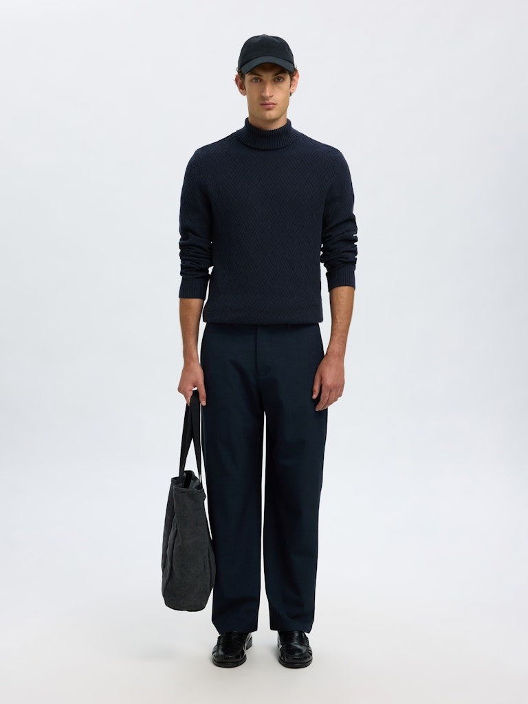 SLHTREVOR Pull En Tricot En Coton — Selected — vue de dos | Appart 17