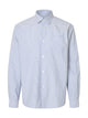 SLHRLXJIM OX STRIPE LS SHIRT — SELECTED HOMME BLACK — porté | Appart 17