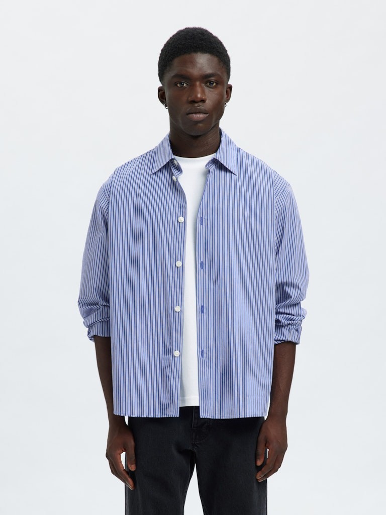 SLHRLXHENRI STRIPE LS SHIRT