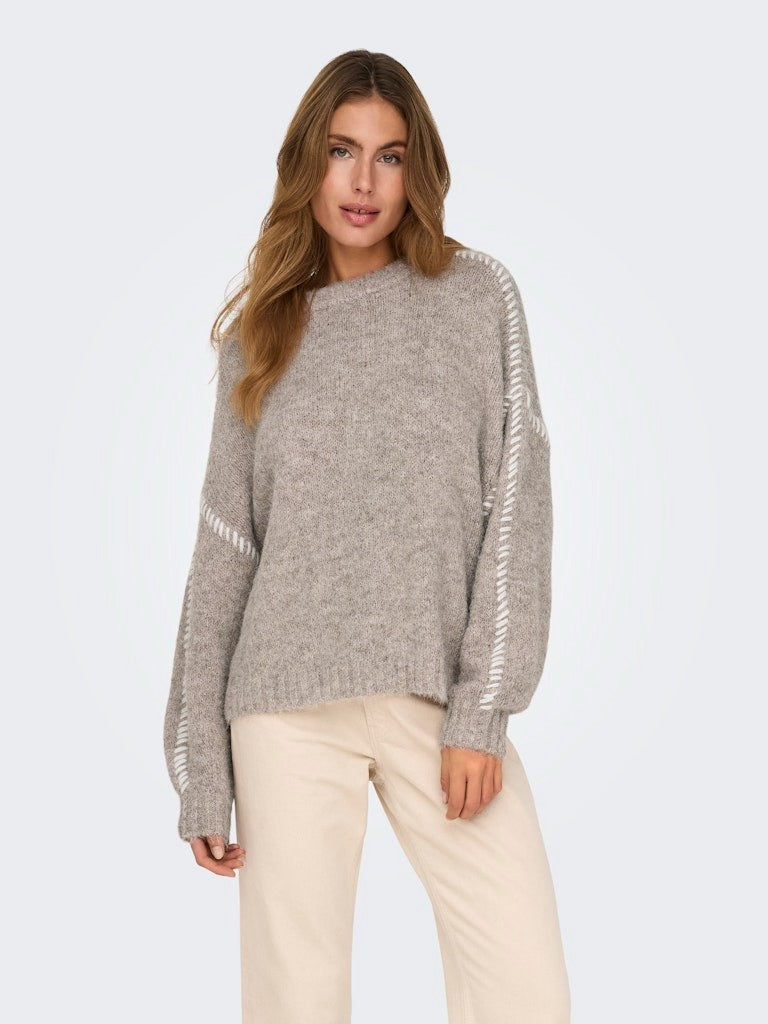 JDYZOEY Pull En Laine Tricot Femme
