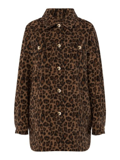 PCSAGA Veste Shacket Femme Polyester