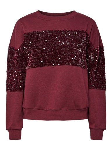 PCNANCY Pull Femme Sweat Recyclé