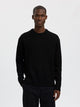 Slharne Pull Col Roxy Laine Laid — SELECTED HOMME BLACK | Appart 17 Bruxelles