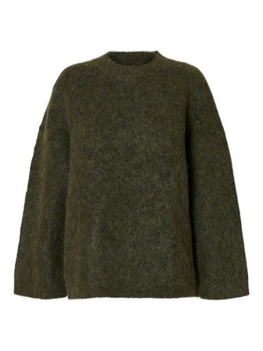 Slfgabriella Pull Over Oversize Laine Alpaga