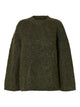 Slfgabriella Pull Over Oversize Laine Alpaga — SELECTED FEMME BLACK — porté | Appart 17