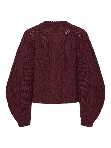 YASNANSA - Pull Col Rond Femmes Coton — YAS — vue de face | Appart 17