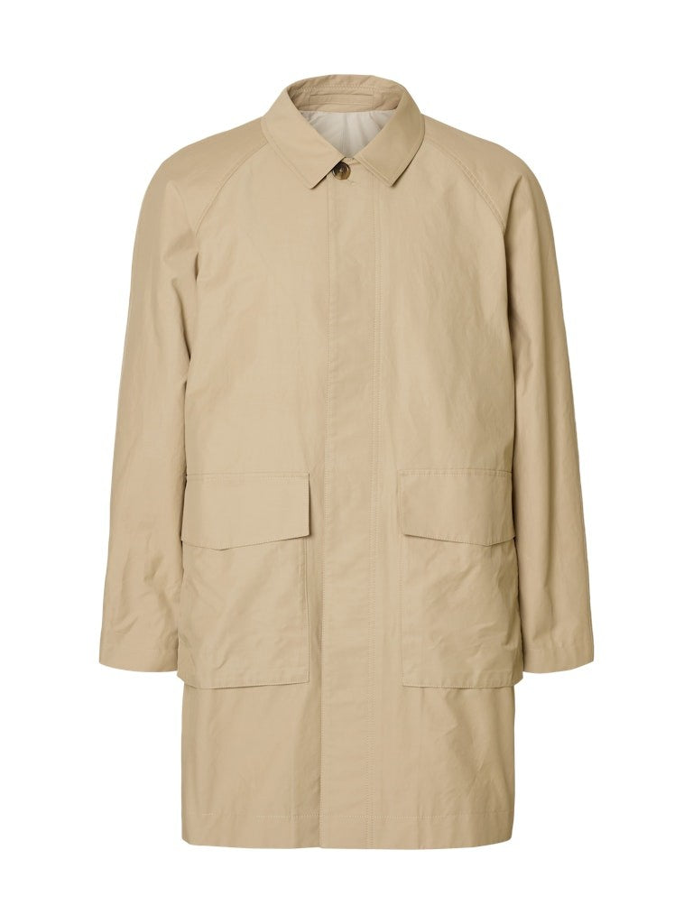 SLHBRAD Manteau Homme Confort Coton