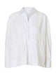 SLFRUNA-ALLY Top V-Neck Coton Bio — SELECTED FEMME BLACK | Appart 17 Bruxelles
