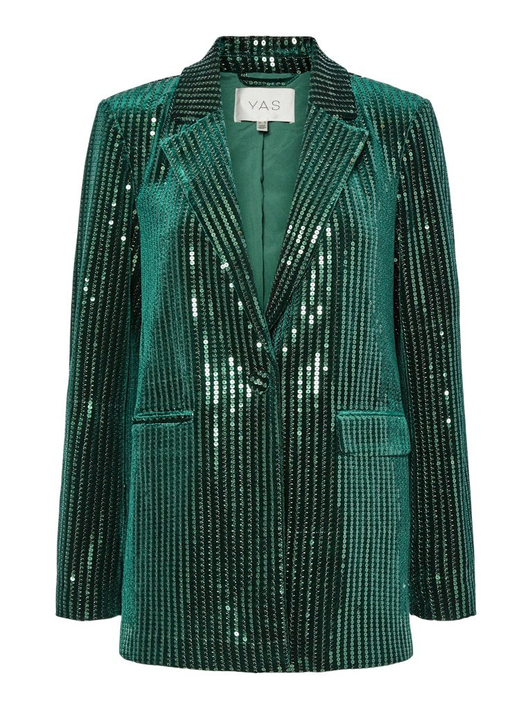 YASELVIA Blazer Paillettes Femme Chic