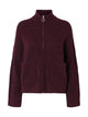 SLFSIA Cardigan En Laine Albaca Zippé — SELECTED FEMME BLACK — vue 43 | Appart 17