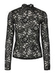 YASLACEY Blouse Lingerie Fine Noire — YAS — vue 11 | Appart 17