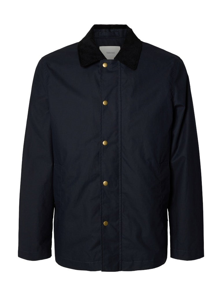 SLHWALTER - Veste Impermeable Coton Organic — Selected — vue de face | Appart 17