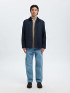 SLHWALTER - Veste Impermeable Coton Organic — Selected — porté | Appart 17