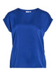 VIELLETTE Blouse Satin Femme Écoresponsable — VILA — porté | Appart 17