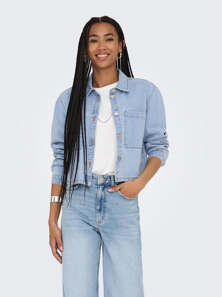 JDYMARLY Chemise Jean Oversize Femme