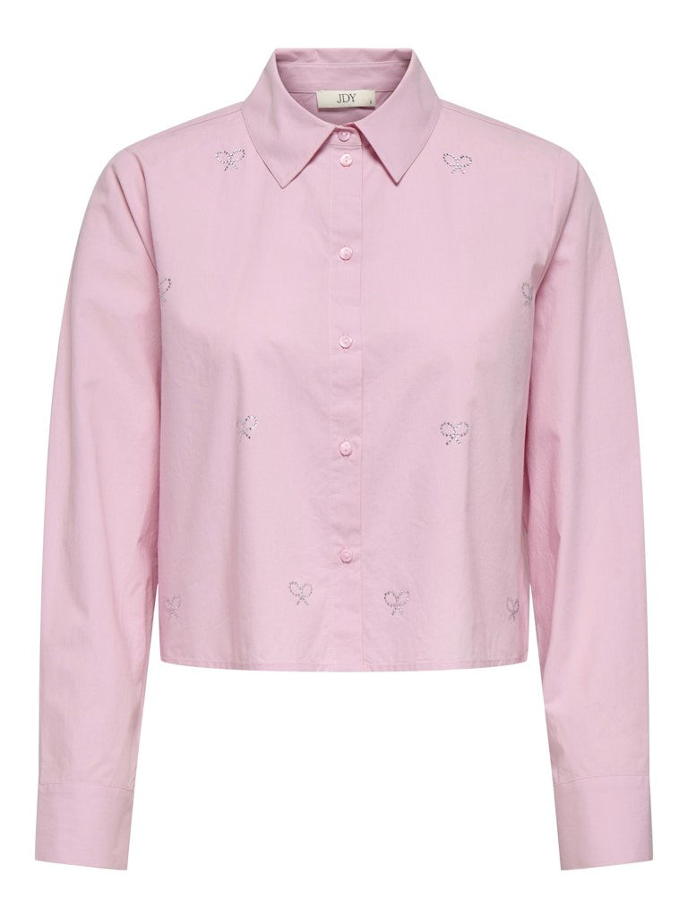 JDYRILEY Chemise Satin Coton Femme