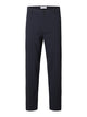 SLM172-SLIM Pantalon Slim Tissu Twill Homme — SELECTED HOMME BLACK — porté | Appart 17