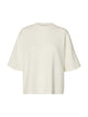 SLWOVERSIZED T-Shirt Oversize Modal Polyester — SELECTED FEMME BLACK — zoom matière | Appart 17