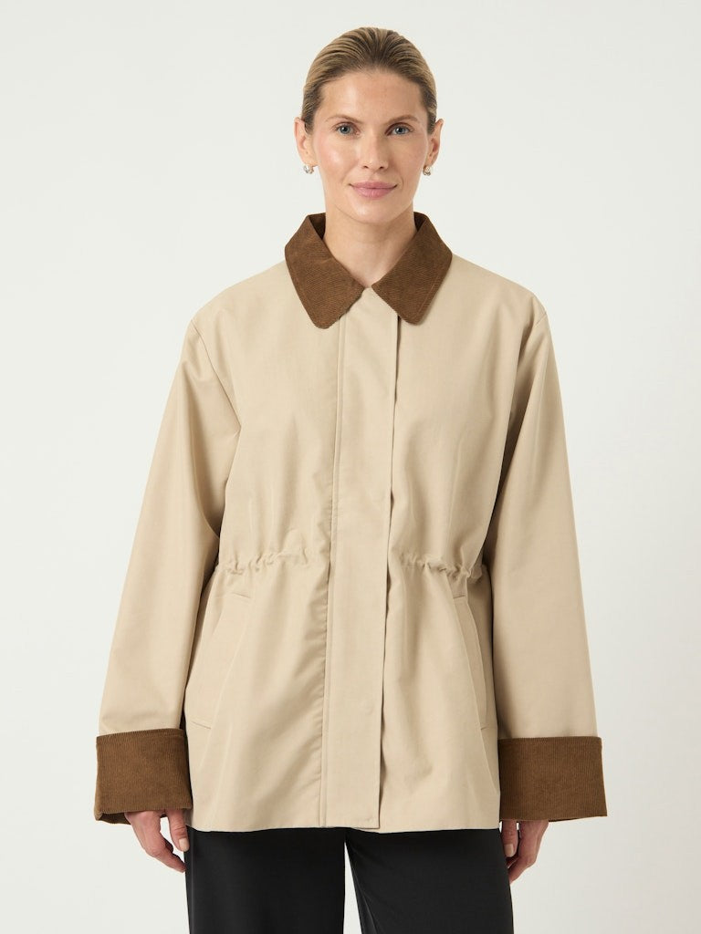 YASANCA Veste Parka Femme Coton Élastique