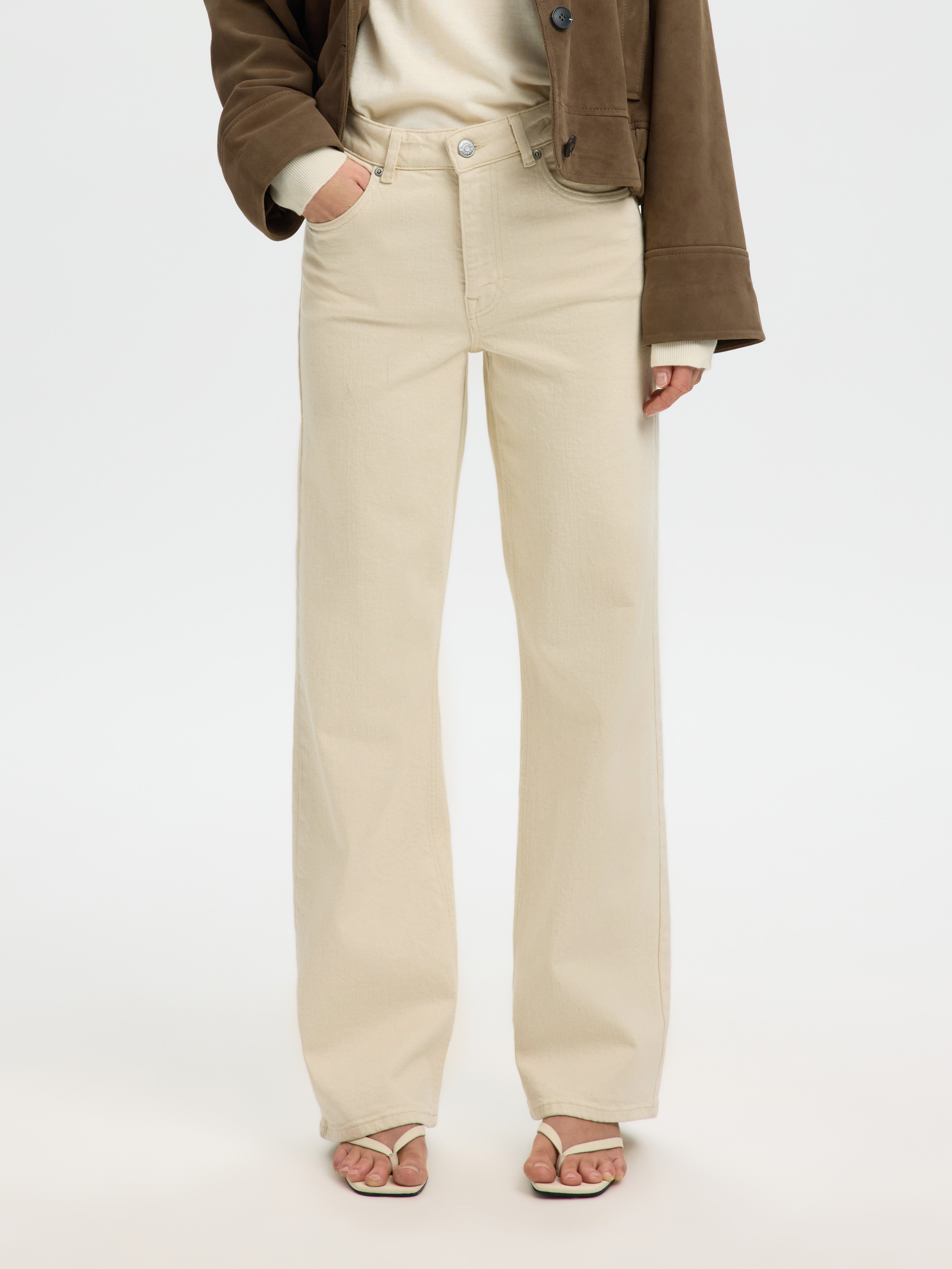 SLWWIDE Jeans Slim Haute Taille