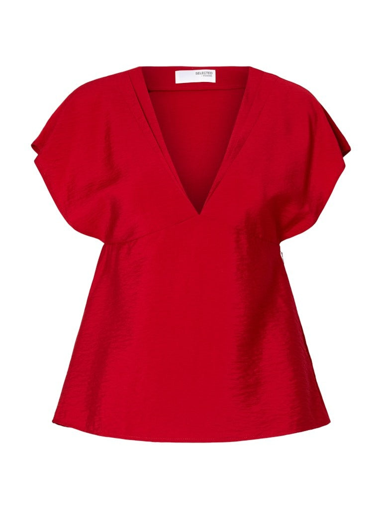 SLFCALA Top Femme Col V ÉcoViscose