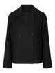 SLFALMA Veste En Laine Recyclée Femme — SELECTED FEMME BLACK — porté | Appart 17