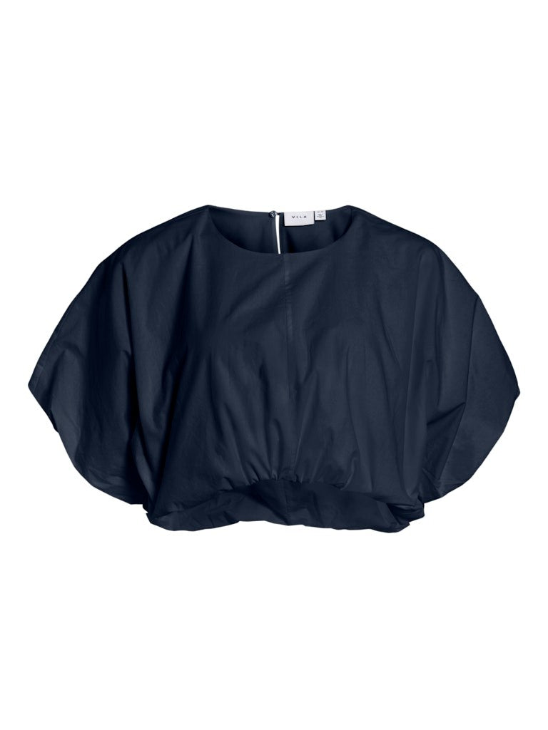 VIBALUNI Top Col Rond Manches Courtes