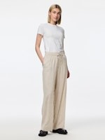PCPIA Pantalon Large Viscose Lin Enveloppant — Pieces — vue 12 | Appart 17