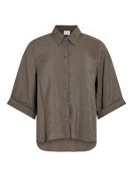 VIHULA Chemise Femme Manches 3/4 Coton