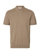 SLHBERG Polo Tricot Coton Bio Hommes — SELECTED HOMME BLACK — vue 18 | Appart 17