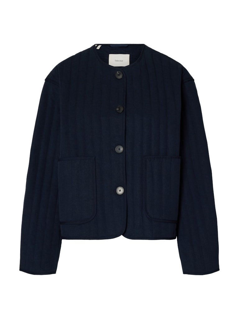 SLFMALINA Veste Quilted Femme Éco-Responsable