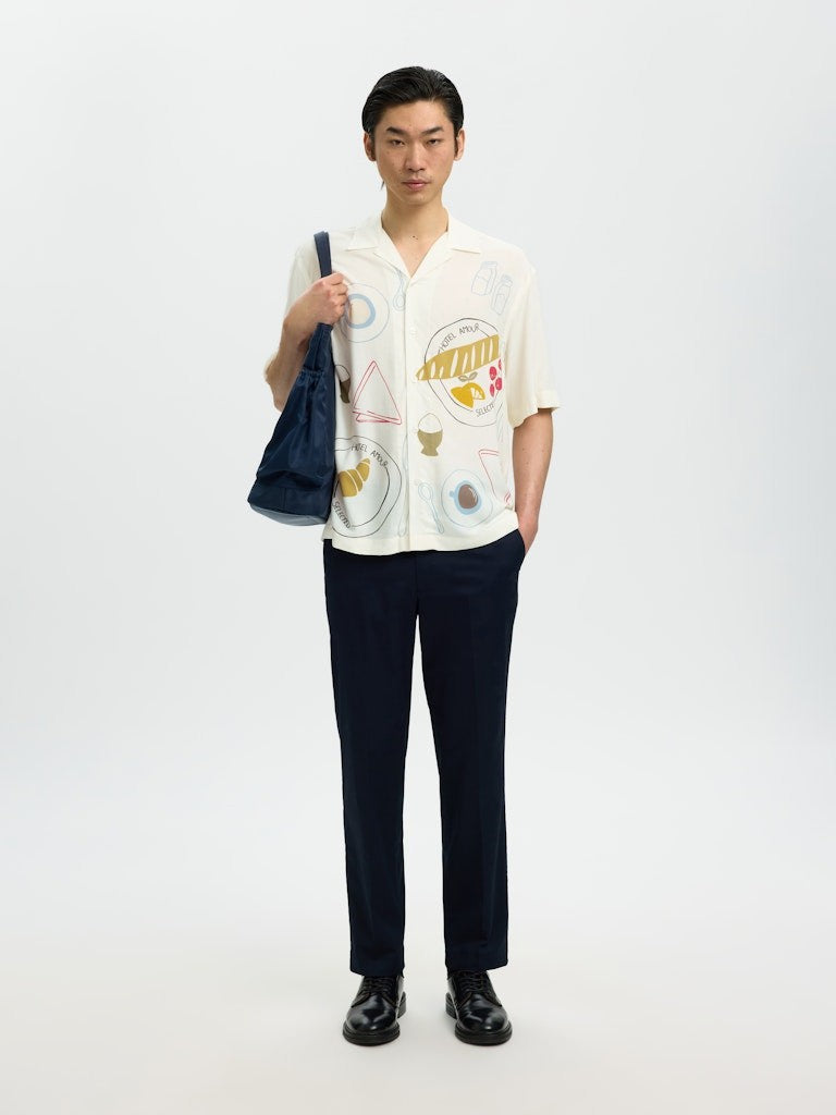 SLHRLXHOTEL Chemise Resort à Motif Print — SELECTED HOMME BLACK — Chemise — Appart17 — vue 2