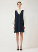 YASSCALLOP Robe Jeans Femmes Courte V-Neck — YAS | Appart 17 Bruxelles