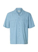 Selected Homme SLHRLXCARLO Chemise Jean Résor title Courte