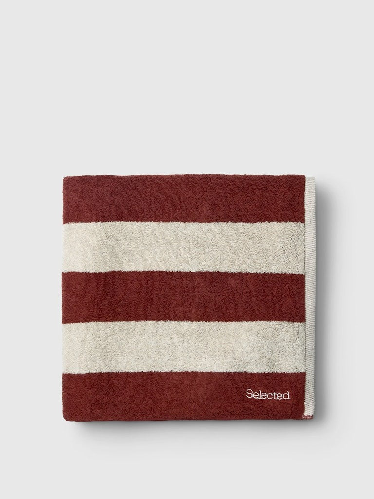 SLMGIO Serviette Towel Coton Bio Beach — SELECTED HOMME BLACK — Other Accessories — Appart17