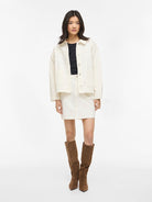 VIJAF Vijaf Veste En Jean Femme — VILA — zoom matière | Appart 17