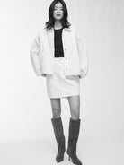 VIJAF Vijaf Veste En Jean Femme — VILA — porté | Appart 17