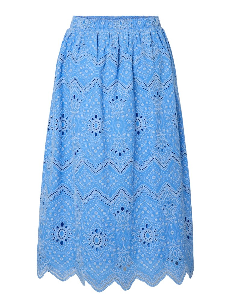 YASFREYA Jupe Longue Broderie Anglaise Cotton