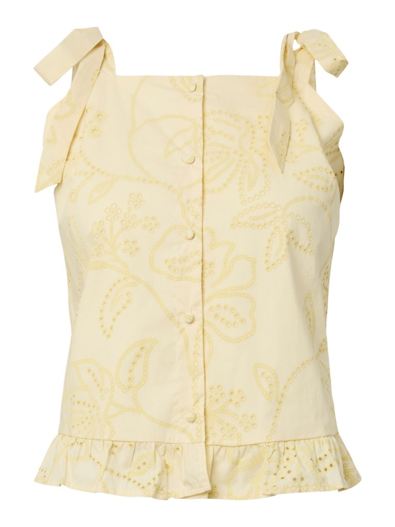 YASALVANA Blouse Sans Manches Coton Éco
